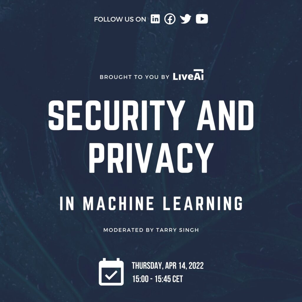 HCAIM Webinar: Security and Privacy in Machine Learning