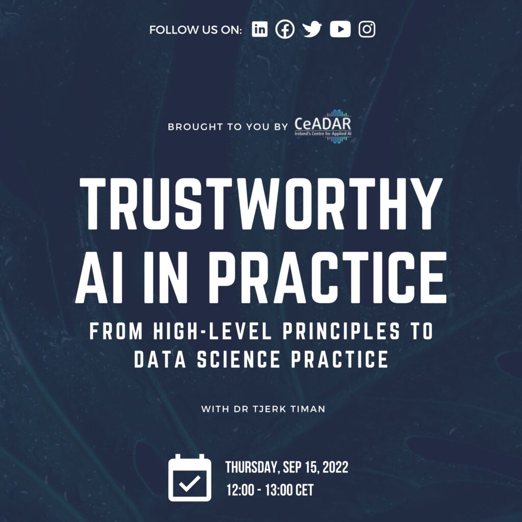 Trustworthy AI in Practice. From High-Level Principles to Data Science Practice